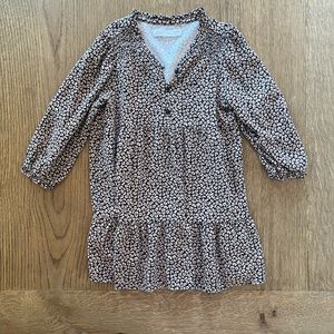 ZARA Pleated Floral Dress Girls Size 6